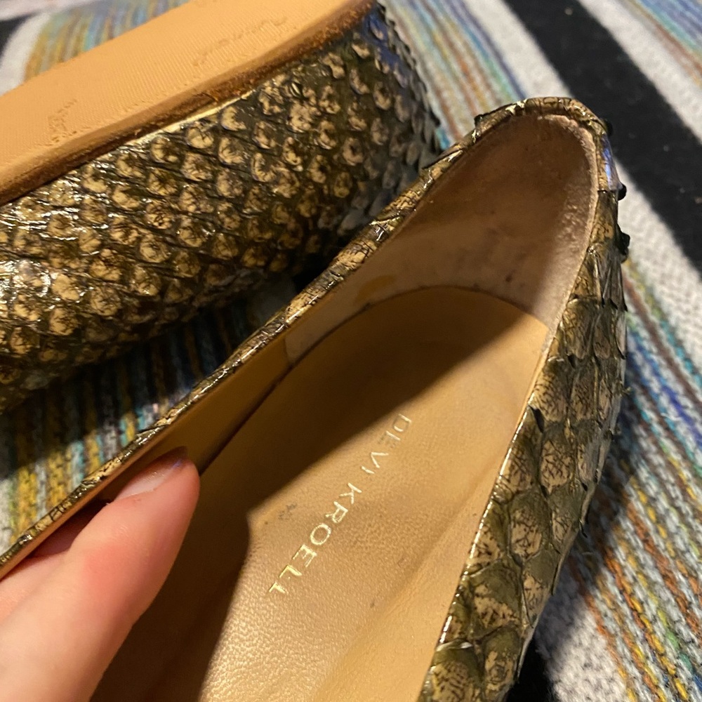 Devi Kroell Python Ballerina Flats - image 3